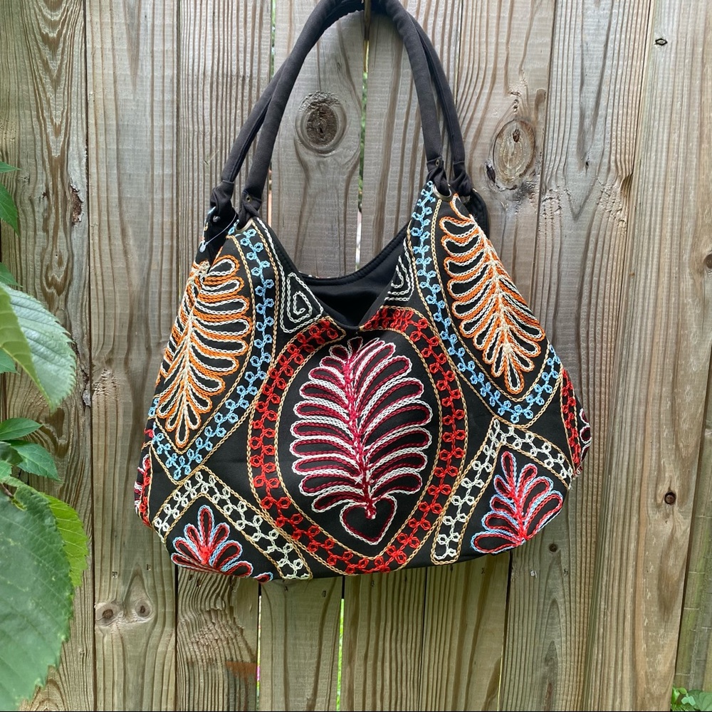 Artfully And Tastefully Embroidered Bag View 2